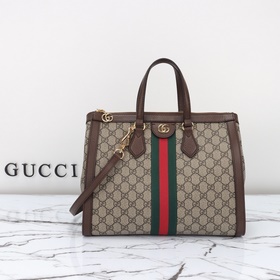 gucci 新款！專櫃品質，實物實拍，型號：524537 杏啡，尺寸：寬33x高