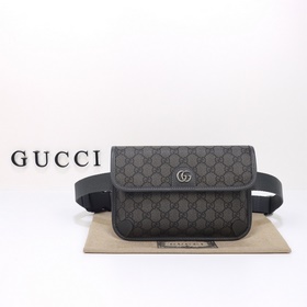 gucci 新款 專櫃品質，實物實拍，款號：752597灰膠，尺寸：寬23.9×