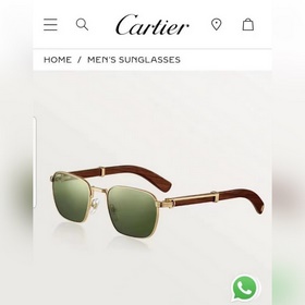 金綠 卡地*官網原版一比一CT0363S，size：56-22-145