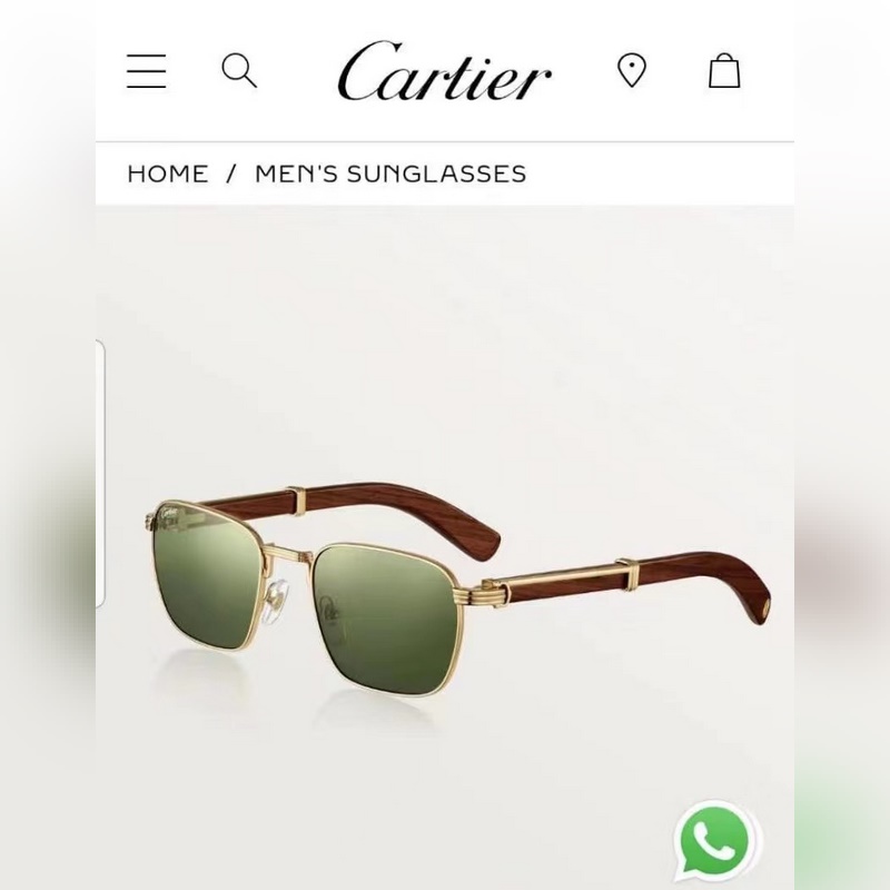 金綠 卡地*官網(wǎng)原版一比一CT0363S，size：56-22-145