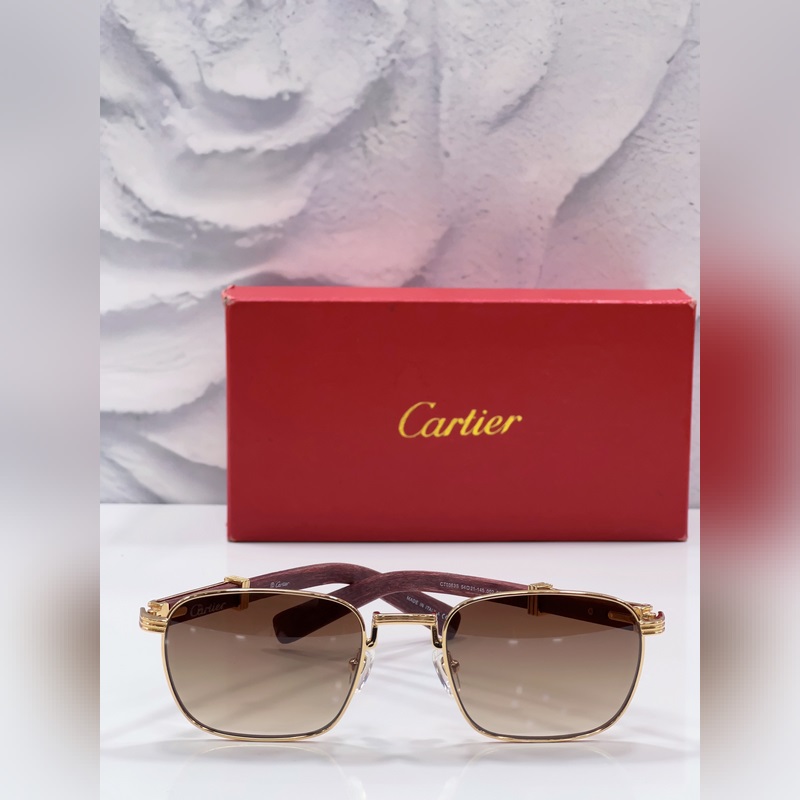 卡地*官網原版一比一CT0363S，size：56-22-145Cartie