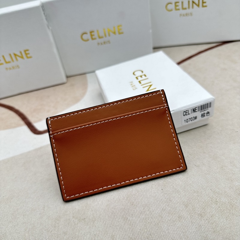 TRIOMPHE光滑羊皮革卡包羊皮革襯裡 ： 牛皮革/織物2個卡槽1個扁平口袋顔