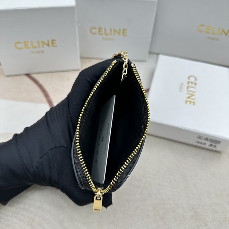 TRIOMPHE光滑牛皮革零錢卡包牛皮革襯裡 ： 牛皮革/織物拉鍊鎖閉1個螺絲鑰