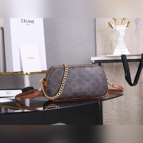 原廠皮 【特級品質 全鋼五金】CELINE23新款｜MULTI标志印花牛皮革手