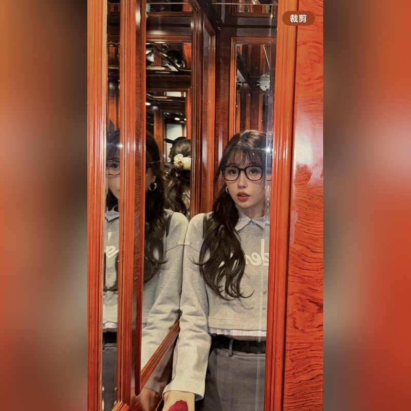 虞書欣戴黑框evan 也太太太乖啦