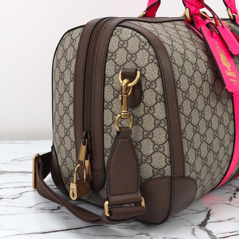 新款來襲專櫃品質，頂級原單貨，實物實拍， 款號：724642熒光紫紅《原廠皮，專