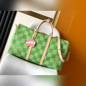 M40667綠格 M40713粉格 本款 Kee all Bandoulière