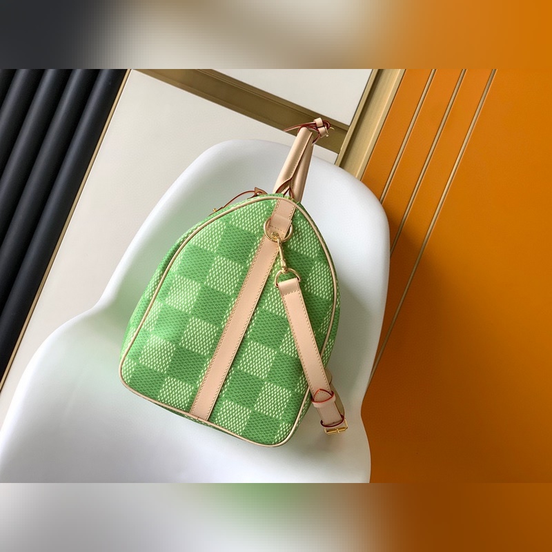 M40667綠格 M40713粉格 本款 Kee all Bandoulière