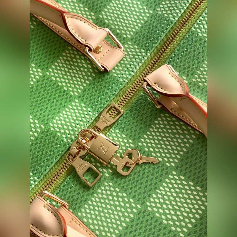 M40667綠格 M40713粉格 本款 Kee all Bandoulière