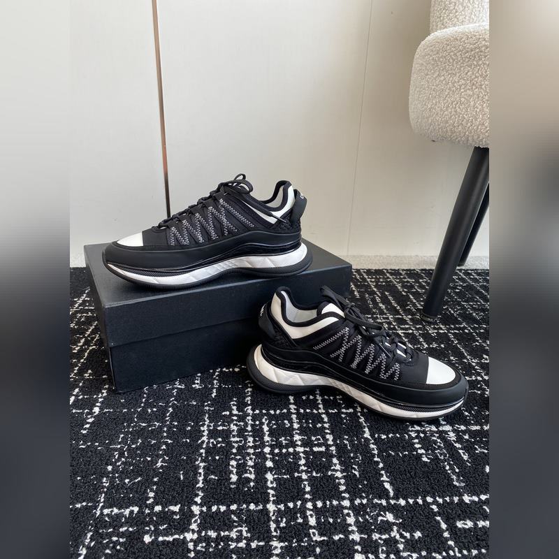 Chanel 香奈兒 34ss 秋冬新款 小香 熊貓配色 氣墊 休閑 運(yùn)動(dòng)鞋