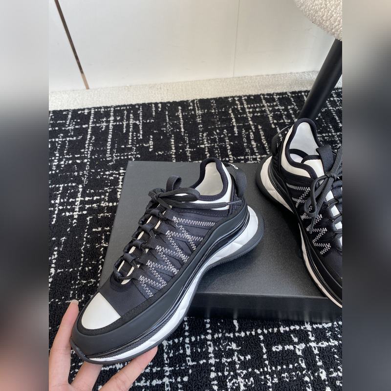 Chanel 香奈兒 34ss 秋冬新款 小香 熊貓配色 氣墊 休閑 運(yùn)動(dòng)鞋