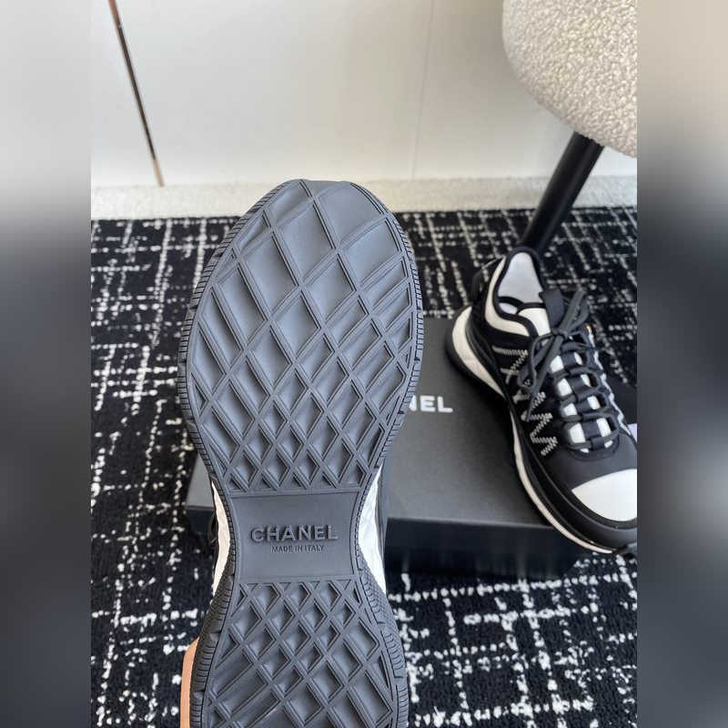 Chanel 香奈兒 34ss 秋冬新款 小香 熊貓配色 氣墊 休閑 運(yùn)動(dòng)鞋