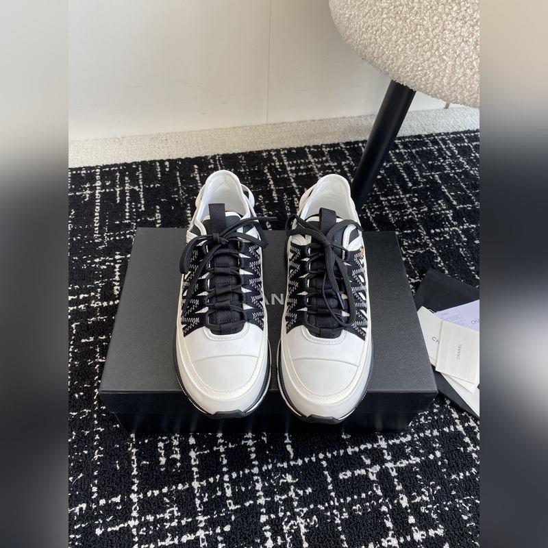 Chanel 香奈兒 34ss 秋冬新款 小香 熊貓配色 氣墊 休閑 運動鞋