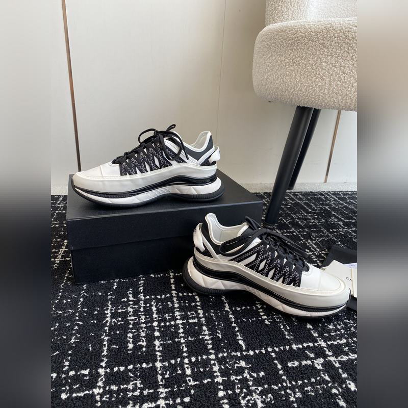 Chanel 香奈兒 34ss 秋冬新款 小香 熊貓配色 氣墊 休閑 運動鞋