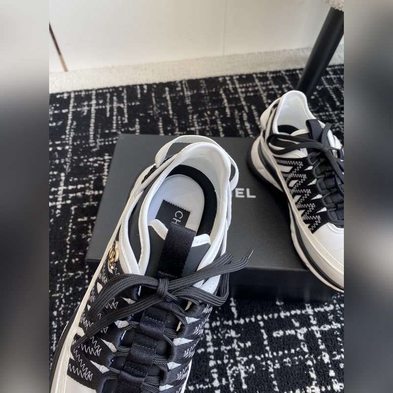 Chanel 香奈兒 34ss 秋冬新款 小香 熊貓配色 氣墊 休閑 運動鞋