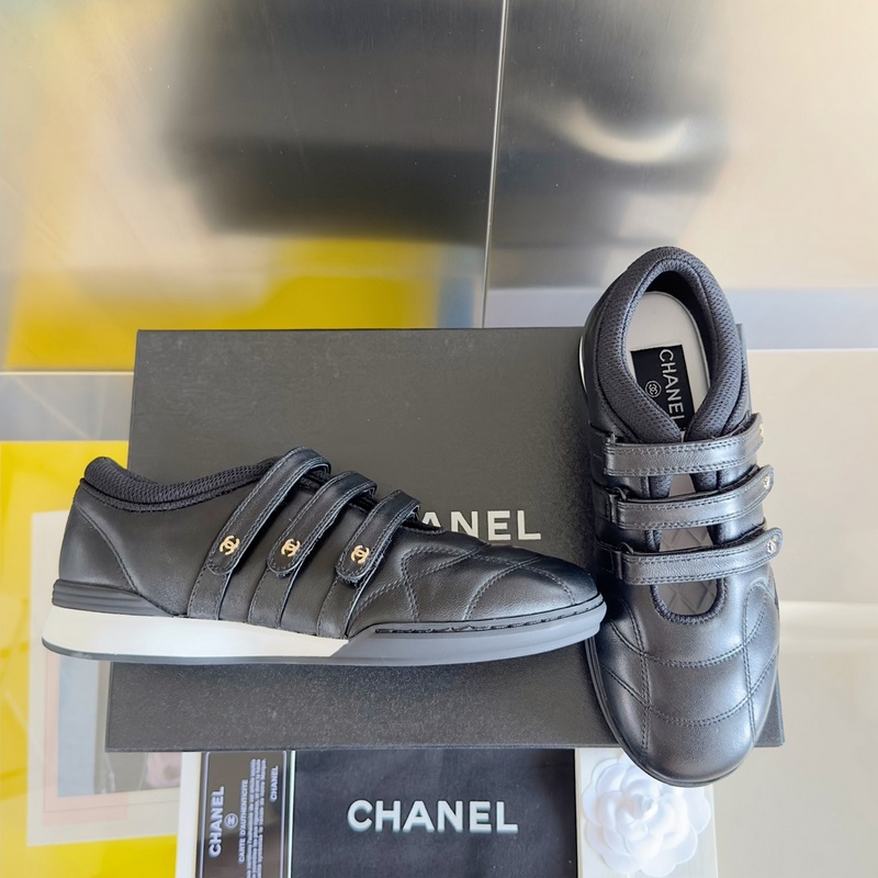 頂級版本：女款  Chanel 香奈兒 芭蕾舞 瑪麗珍 休閑 運動鞋 棒球鞋