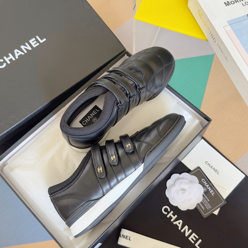 頂級版本：女款  Chanel 香奈兒 芭蕾舞 瑪麗珍 休閑 運動鞋 棒球鞋