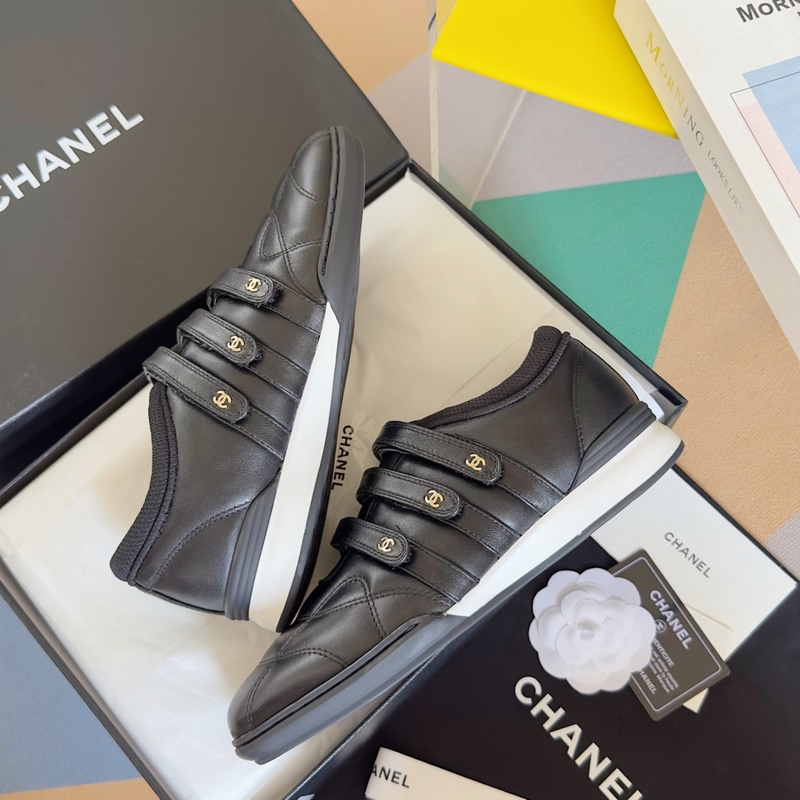 頂級版本：女款  Chanel 香奈兒 芭蕾舞 瑪麗珍 休閑 運動鞋 棒球鞋