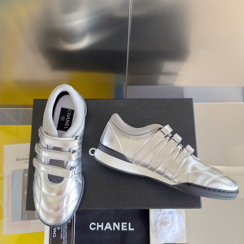 頂級版本：女款  Chanel 香奈兒 芭蕾舞 瑪麗珍 休閑 運動鞋 棒球鞋