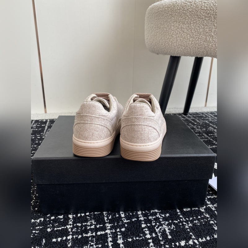 Chanel 香奈兒 24ss 秋冬季新款 休閑運動闆鞋一改以往的進口特殊布