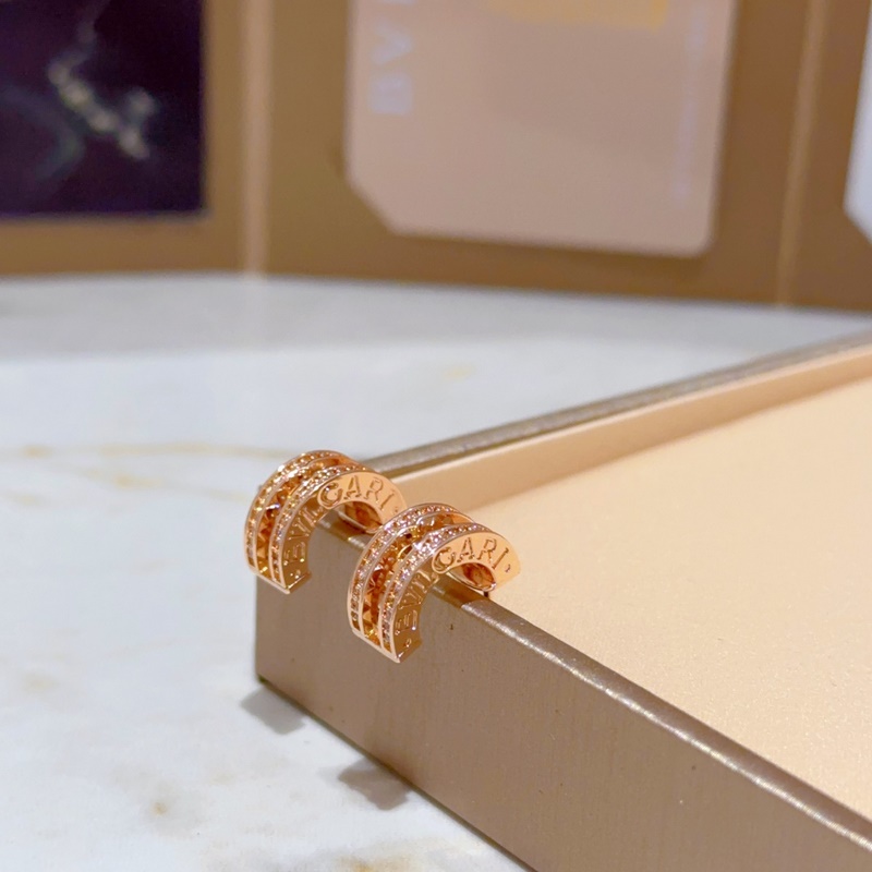 寶格麗耳釘BVLGARI New寶格麗B.zero 1rock系列鉚釘 陶瓷邊