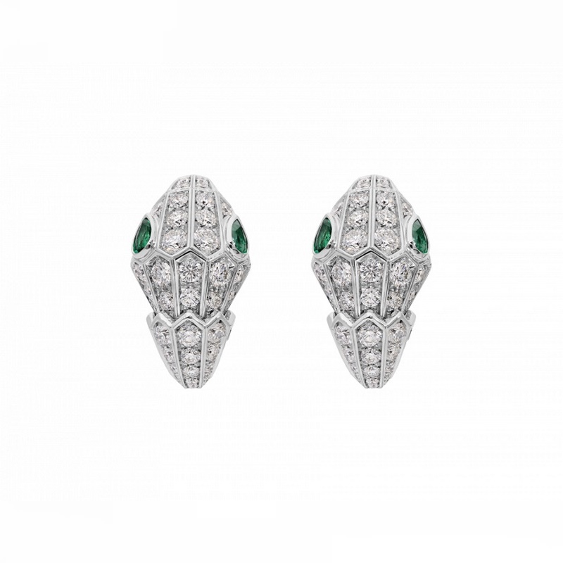 -專櫃圖 佩戴圖-BVLGARI寶格麗SERPENTI 蛇頭耳釘耳拍