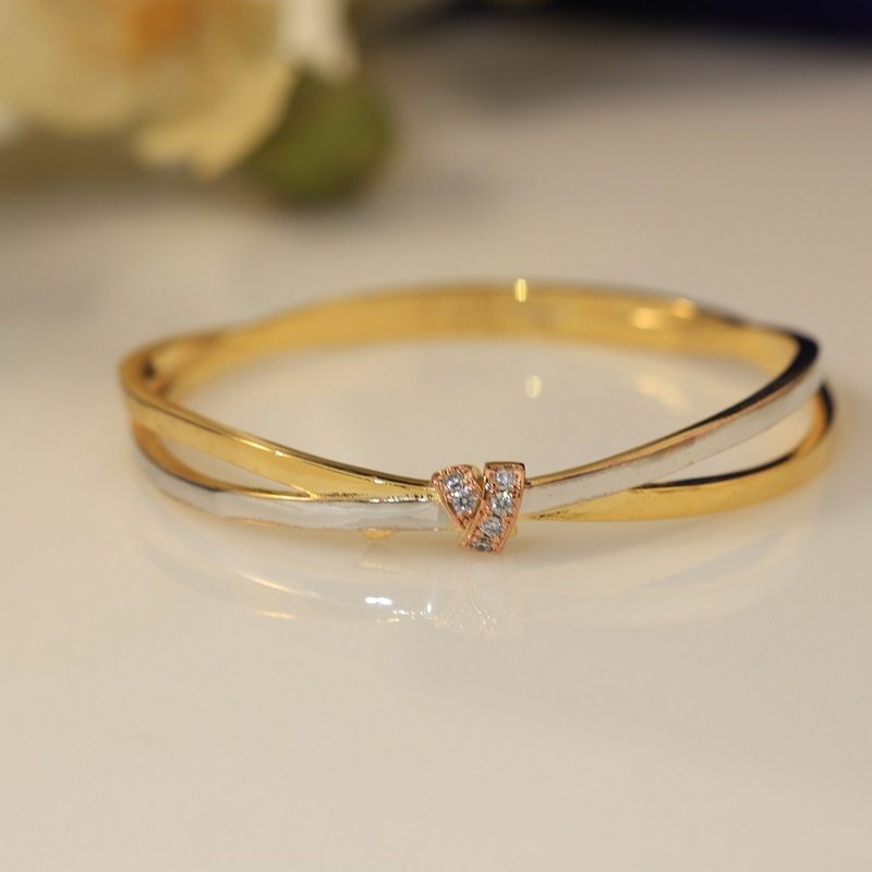 光面版 【925055】尚美交叉 手鐲  簡單演繹時尚之美 隨手拍就美的大贊 做