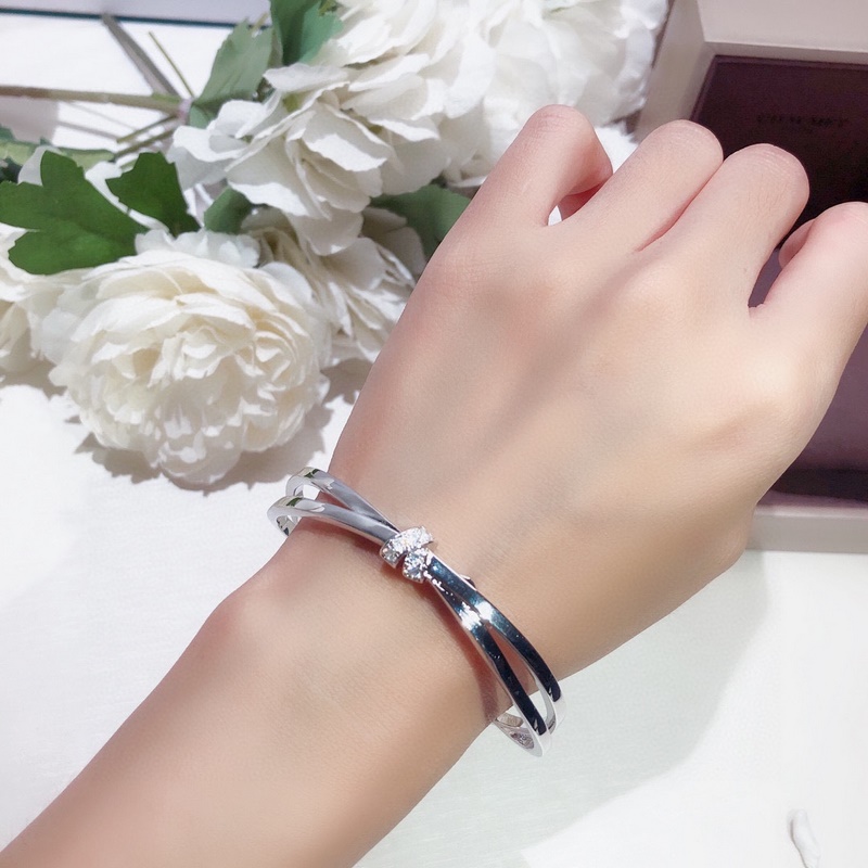 光面版 【925055】尚美交叉 手鐲  簡單演繹時尚之美 隨手拍就美的大贊 做