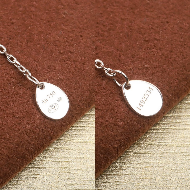 雙水滴項(xiàng)鍊， 可訂做真金真鑽版，量大咨詢(xún)客Fu作品將爪鑲與穿線粒鑲工藝相互融