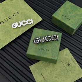 Gucci 雙G發夾 字母一字夾時髦少女必Pick的大牌發夾發飾貴族少女，名媛