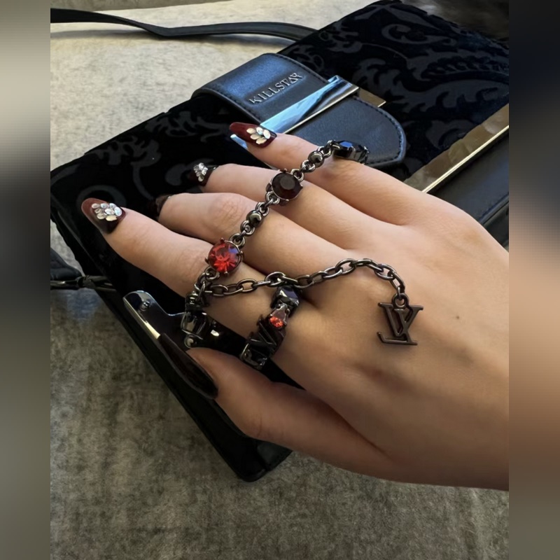 -專櫃圖 佩戴圖-LV路易威登 LIGHT 戒指 M1202M 美碼6789