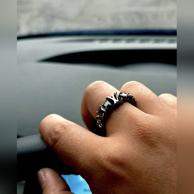 -專櫃圖 佩戴圖-LV路易威登 LIGHT 戒指 M1202M 美碼6789