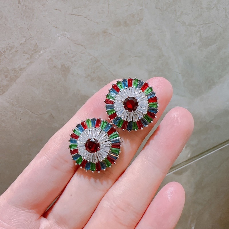 獨家訂制 Tiff 蒂芙尼耳環紀念款 花絮 馬眼 耳釘 采用高碳鑽  頂級亞金材