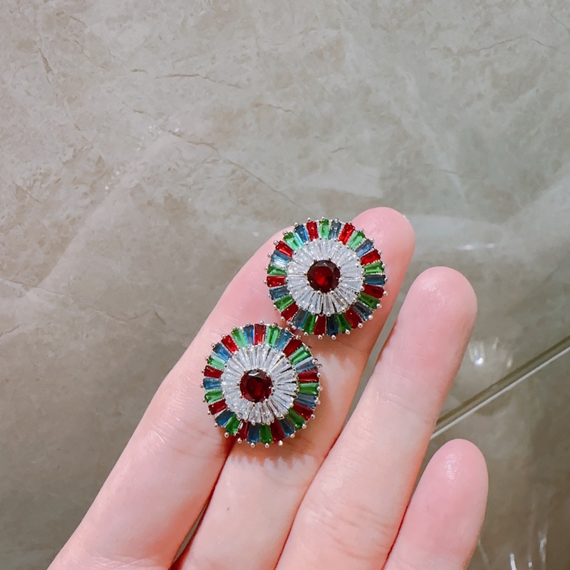 獨家訂制 Tiff 蒂芙尼耳環紀念款 花絮 馬眼 耳釘 采用高碳鑽  頂級亞金材