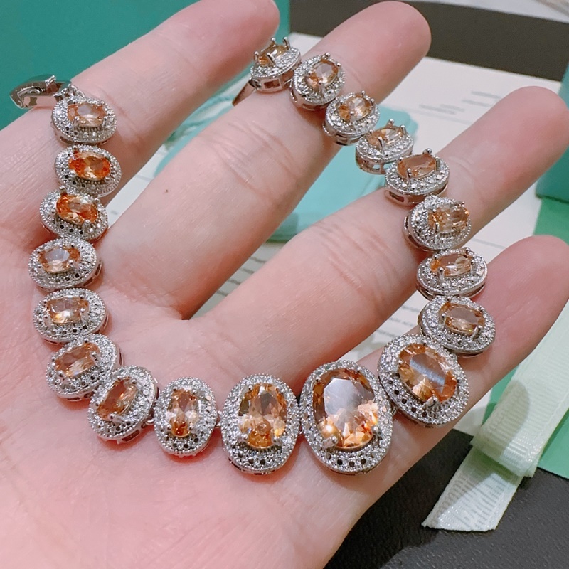 獨家訂制 Tiff 蒂芙尼手鍊紀念款 花絮 馬眼 手鍊 采用高碳鑽  頂級亞金材