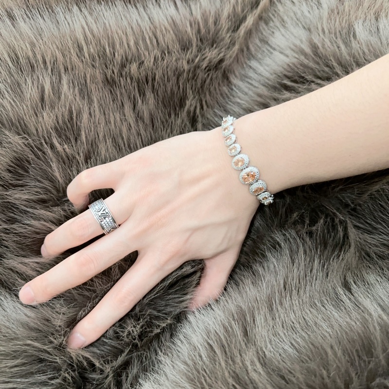 獨家訂制 Tiff 蒂芙尼手鍊紀念款 花絮 馬眼 手鍊 采用高碳鑽  頂級亞金材