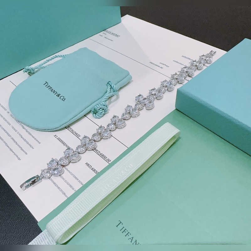 獨家訂制 Tiff 蒂芙尼手鍊紀念款 花絮 馬眼 手鍊 采用高碳鑽  頂級亞金材