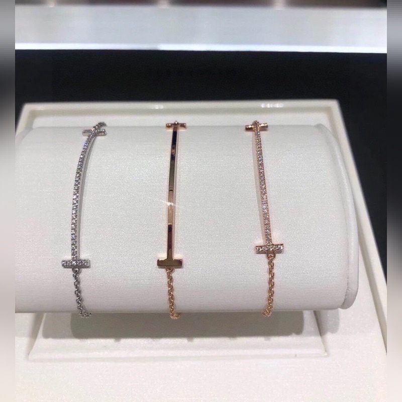 Tiffany&·co 蒂芙尼 滿鑽笑臉TT手鍊 S925純銀材質(zhì) 高品質(zhì) 精工