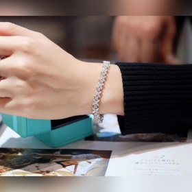 9 2 5 5140430 蒂芙尼馬眼手鍊 名媛奢華大牌高檔 爆閃 專櫃品質 S