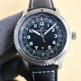 百年靈飛行員傳奇航空系列，經(jīng)典之作，設(shè)計簡約大氣，時尚優(yōu)雅，自動機械腕表，它搭載