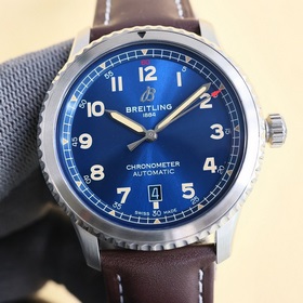 百年靈飛行員傳奇航空系列，經(jīng)典之作，設(shè)計簡約大氣，時尚優(yōu)雅，自動機械腕表，它搭載