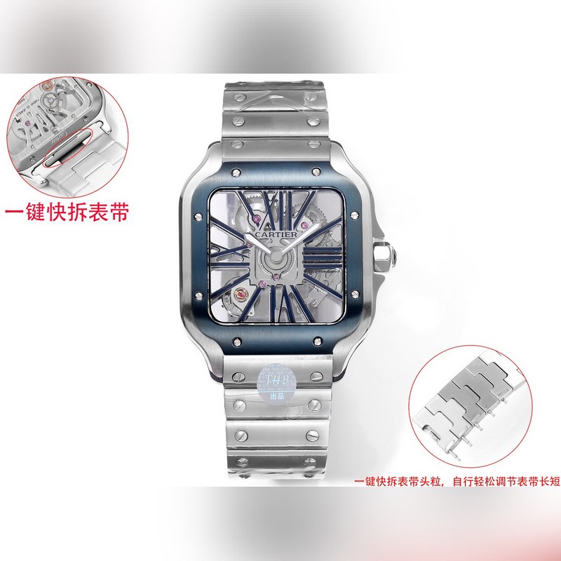 THB 山度士鏤空鋼帶系列 2025首發(fā)參數(shù)與正品同步表徑：39.8毫米