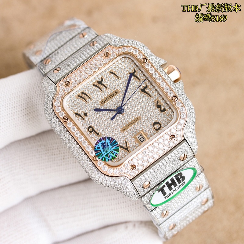 THB出品ONE FactoyTHB最新突破 完美複刻還原鑲鑽版卡地呀 奢華至