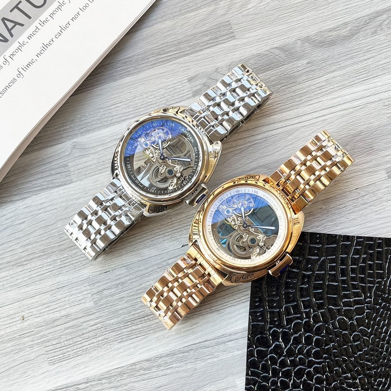 藍氣球系列 震撼上市【最新】：卡地亞 大飛輪設計【類型】：精品男士腕表【表