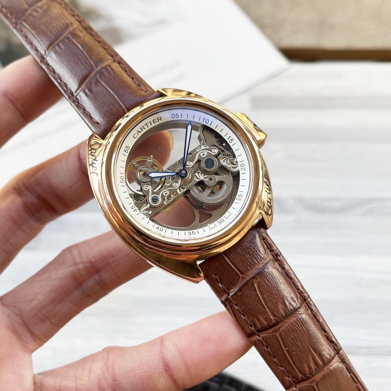 藍氣球系列 震撼上市【最新】：卡地亞 大飛輪設計【類型】：精品男士腕表【表