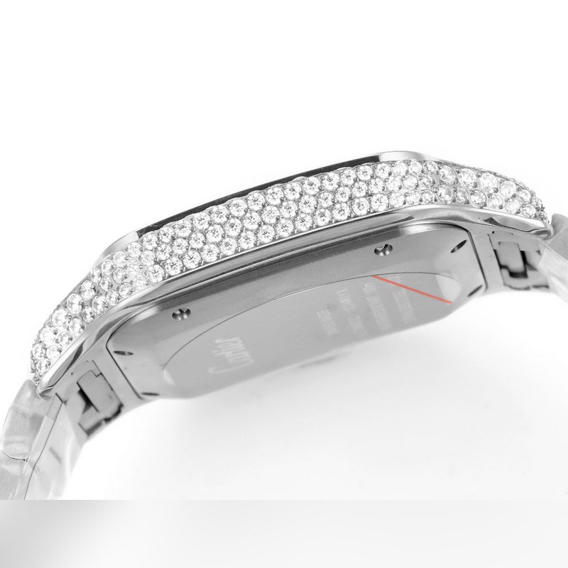 THB新品 卡地亞山度士 中東版 鋼帶滿鑽款【原版開模 2025最新卡地亞 山