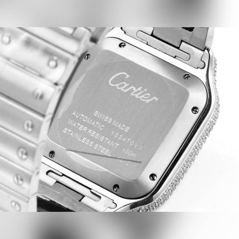 THB新品 卡地亞山度士 中東版 鋼帶滿鑽款【原版開模 2025最新卡地亞 山
