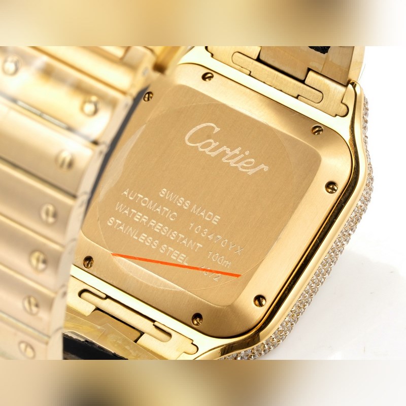 THB新品 卡地亞山度士 中東版 鋼帶滿鑽款【原版開模 2025最新卡地亞 山