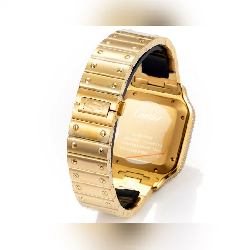 THB新品 卡地亞山度士 中東版 鋼帶滿鑽款【原版開模 2025最新卡地亞 山