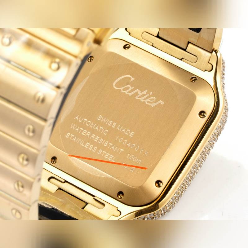 THB新品 卡地亞山度士 中東版 鋼帶滿鑽款【原版開模 2025最新卡地亞 山